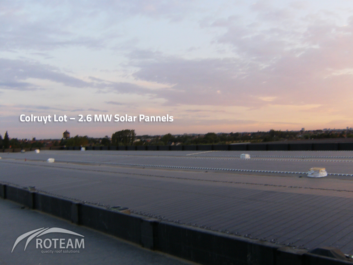 Colruyt Lot – Solar Pannels – In partnership with Tectum